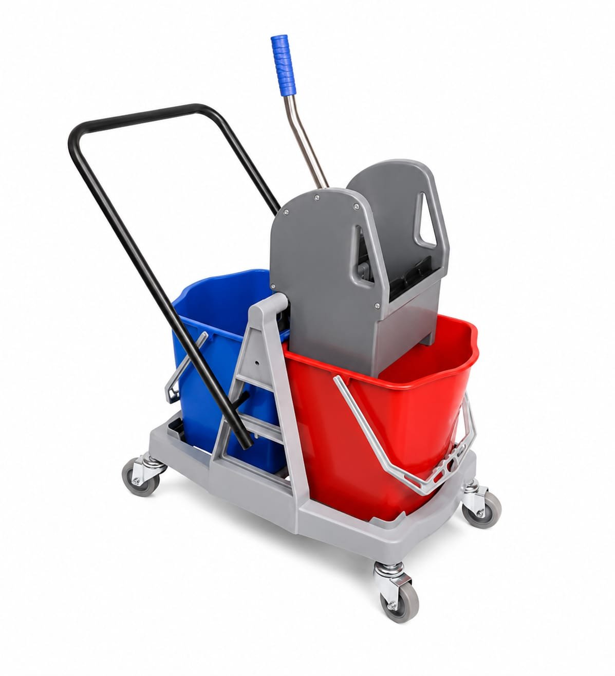 Double Bucket Wringer Trolley